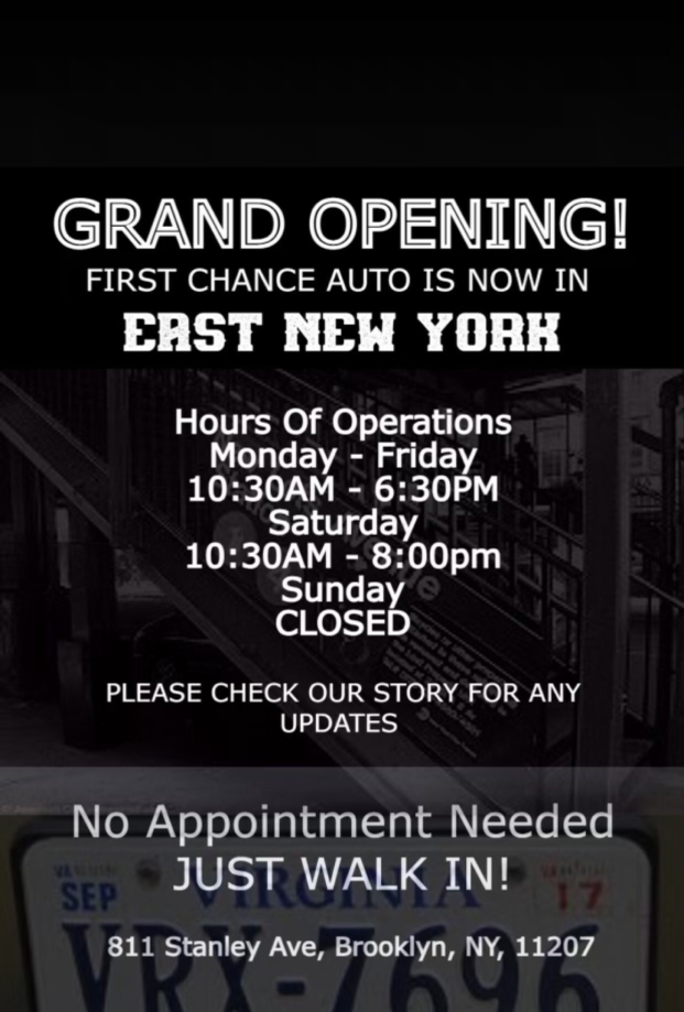 Grand Opening First Chance Auto